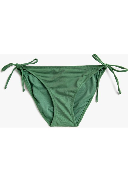 Kadın Yanı Bağlamalı Düşük Bel Bikini Alt
