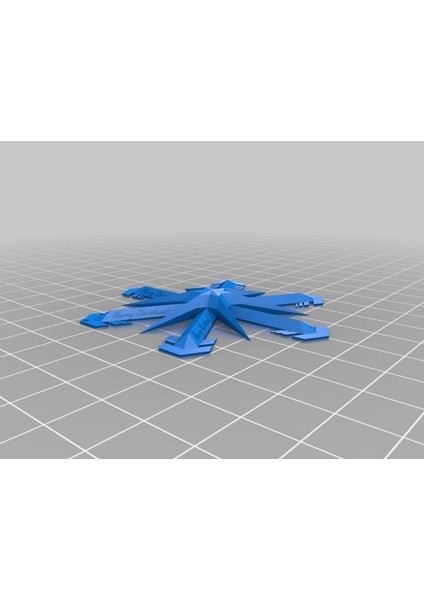 Noel Karflake Ornament! Plastik Aparat