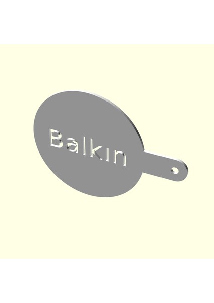 Balkın Kişiye Isime Isme Özel Kahve Stencil Stensıl Şablon Cafeler Için Sevgiliye Eşe Hediyelik Hediyesi Dekoratif Organik Plastik