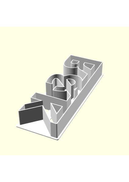 R & K Kişiye Isime Isme Özel Üretim Kurabiye Kek Kalıbı Sevgiliye Eşe Hediyelik Kalıp Hediyesi Organik Plastik fiyatları