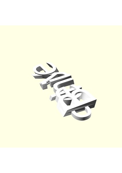 Behiye Kişiye Özel Üretim Zincirsiz Anahtarlık Sevgiliye Eşe Hediyelik Tag Askı Organik Plastikten