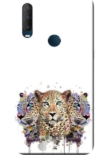 Alcatel 1s 2020 Kılıf 5028D Baskılı Silikon Kapak Leoparlar STK:160