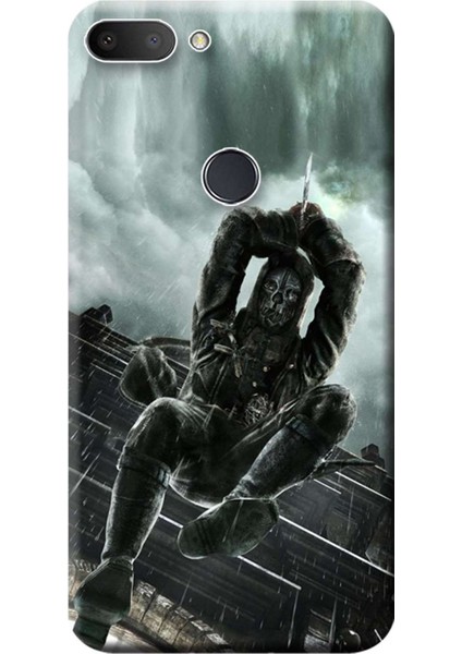 Alcatel 1s Kılıf (5024D) Baskılı Silikon Kapak Dishonored STK:240