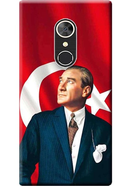 Alcatel 5 Kılıf (5086Y) Baskılı Silikon Kapak Atatürk STK:105