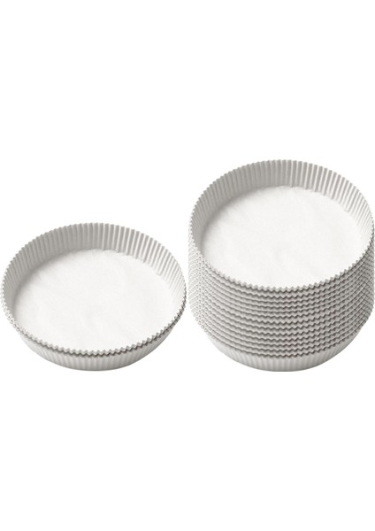 50 Adet Yui / Xiaomi / Philips / Kumtel Uyumlu Air Fryer Pişirme Kağıdı - Kahverengi (Yurt Dışından)