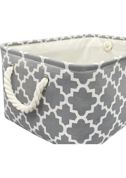 Tuval Saklama Kutusu ile / Kolları Sepet Organizatör Oyuncaklar Bezi Için 36X26X16 cm(Yurt Dışından)