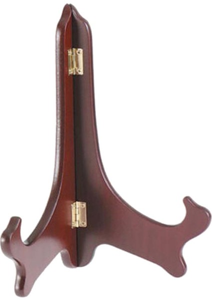 Ahşap Şövale Premium Kaliteli Plaka Tutucu Katlanır Ekran Standı Raf 9 '' # 5