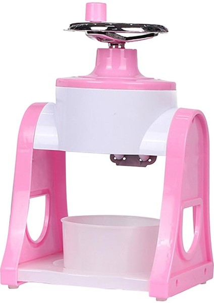 Manuel Buz Kırıcı Mini Diy Mutfak El Buz Kırıcı Bpa Ücretsiz Pembe