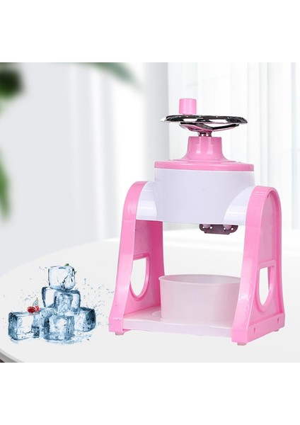 Manuel Buz Kırıcı Mini Diy Mutfak El Buz Kırıcı Bpa Ücretsiz Pembe