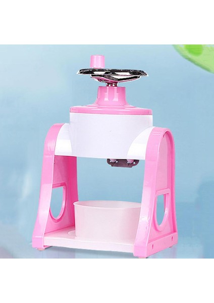 Manuel Buz Kırıcı Mini Diy Mutfak El Buz Kırıcı Bpa Ücretsiz Pembe