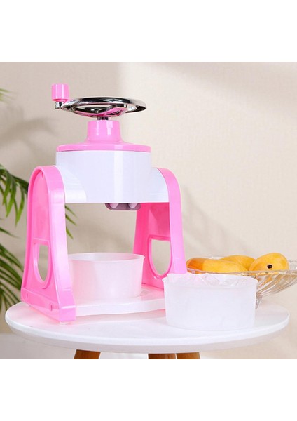 Manuel Buz Kırıcı Mini Diy Mutfak El Buz Kırıcı Bpa Ücretsiz Pembe