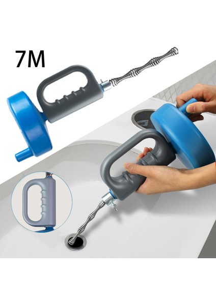 Sıhhi Tesisat Yılan Drenaj Burgu Lavabo Burgu Yılan Drenaj Temizleyici Küvet Drenaj 7m modelleri