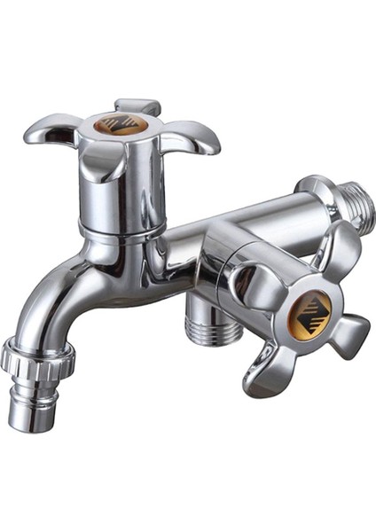 Elektrolizle Plastik Soğuk Su Dokunun Ev Bahçe Çamaşır Makinesi Musluk Kafası 2 fırsatları