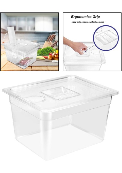 Sous Vide 11L Plastik Konteyner - Şeffaf (Yurt Dışından) fiyatları