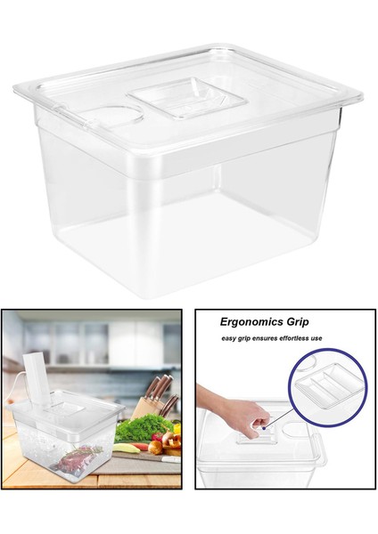 Sous Vide 11L Plastik Konteyner - Şeffaf (Yurt Dışından) modelleri