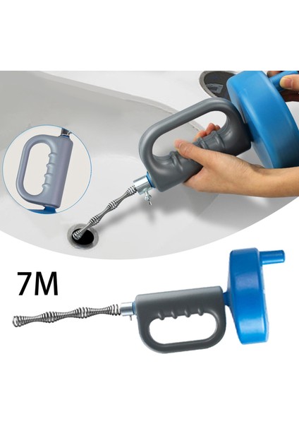 Sıhhi Tesisat Yılan Drenaj Burgu Lavabo Burgu Yılan Drenaj Temizleyici Küvet Drenaj 7m indirimleri