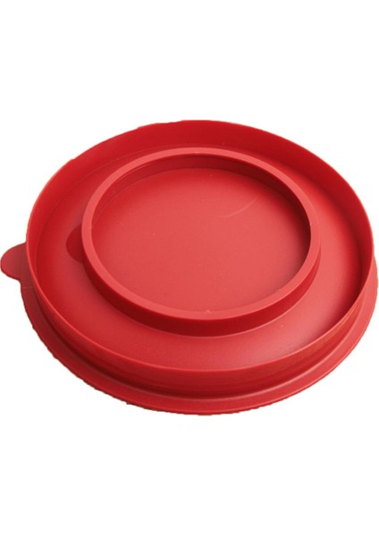 Kırmızı Bpa Ücretsiz Salata Kapak Derin Kapak Pişirme Kaseleri Kapak Kaçak Geçirmez Kapak Lash 22CM(Yurt Dışından)