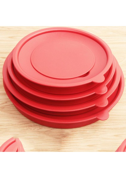Kırmızı Bpa Ücretsiz Salata Kapak Derin Kapak Pişirme Kaseleri Kapak Kaçak Geçirmez Kapak Lash 22CM(Yurt Dışından) modelleri