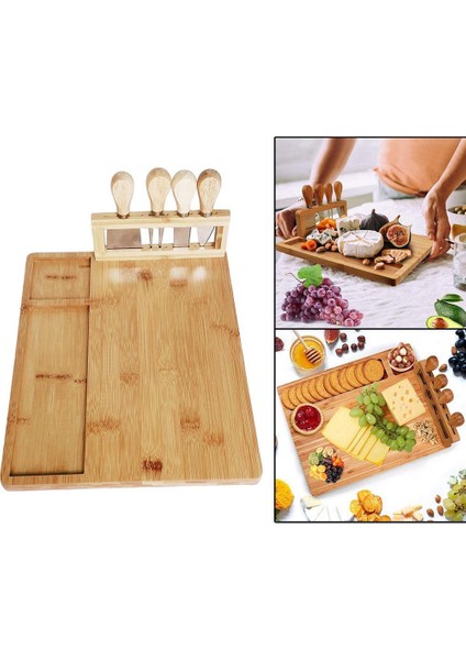 Bambu Peynir Kurulu Pişirme Araçları Ev Hizmet Tepsi Kesme Tahtası(Yurt Dışından) fırsatları