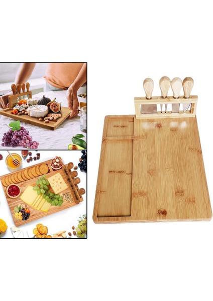 Bambu Peynir Kurulu Pişirme Araçları Ev Hizmet Tepsi Kesme Tahtası(Yurt Dışından) indirimleri