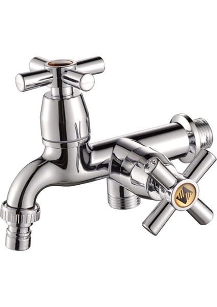 Elektrolizle Plastik Soğuk Su Dokunun Ev Bahçe Çamaşır Makinesi Musluk Kafası 3 fırsatları