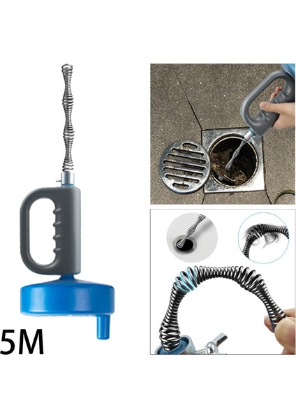 Sıhhi Tesisat Yılan Drenaj Burgu Lavabo Burgu Yılan Drenaj Temizleyici Küvet Drenaj 5 M(Yurt Dışından) fırsatları