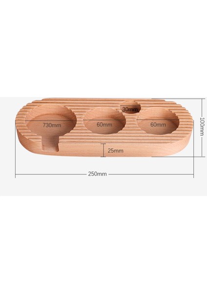 Kahve Deperve Tutucu Manuel 51MM 4 Yuvaları Presser Mat Kahve Makinesi Için 58MM