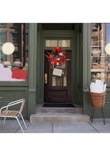 Dekoratif Kırmızı Berry Çelenk Duvar Dekor Ön Kapı Xmas Holiday Için Yenilik modelleri
