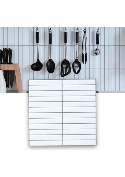 Soyma ve Sopa Yağ Geçirmez Casual Kolaj Banyo Backsplash Duş Dikdörtgen Için indirimleri