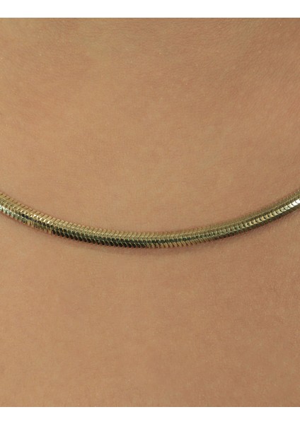 14 Ayar Altın Italyan Balık Sırtı Zincir 45 cm modelleri