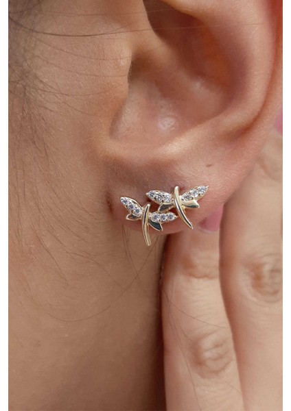 14 Ayar Altın Yusufçuk Küpe fiyatları