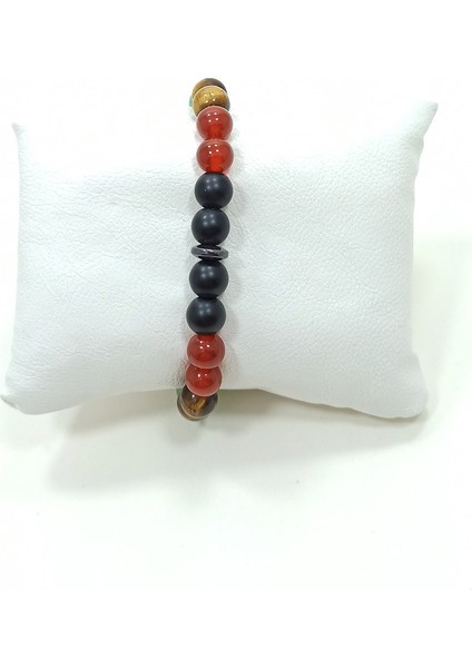 Şans Bilekliği Oniks Akik Kaplangözü Aventurin Doğal Taş Bileklik fırsatları