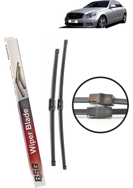 Mercedes 204 C Clas Bsg Ön Takım Silecek Takım 60MM*60MM Vls 119299 2007-2013 fiyatları