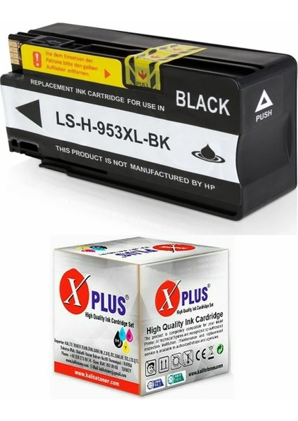 953XL L0S70AE 8740 Uyumlu Siyah Muadil Kartuş 2.500 Sayfa