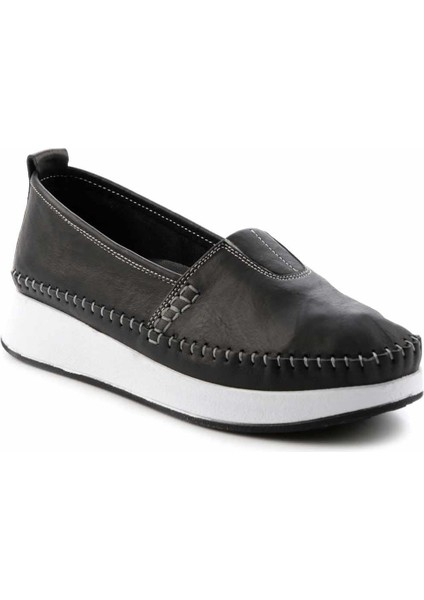 Siyah Leather Kadın Casual Ayakkabı K019080085