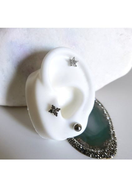 Cerrahi Çelik Piercing Set- 3 Adet - 6 mm fiyatları