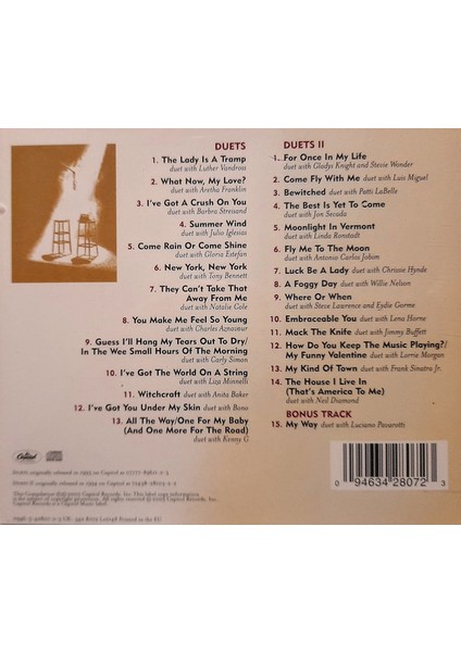 Frank Sinatra – Duets And Duets Iı (2 Cd)