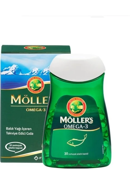 Möllers Omega-3 Balık Yağı İçeren 30 Kapsül