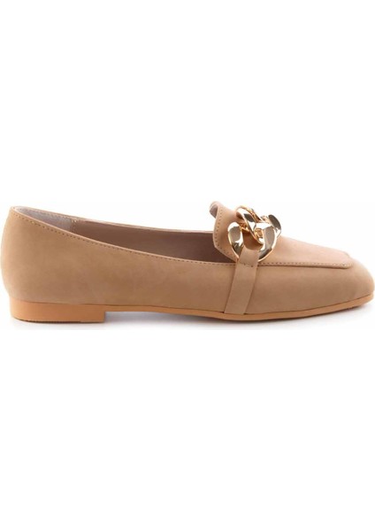 Camel Nubuk  Kadın Loafer Ayakkabı K016411659