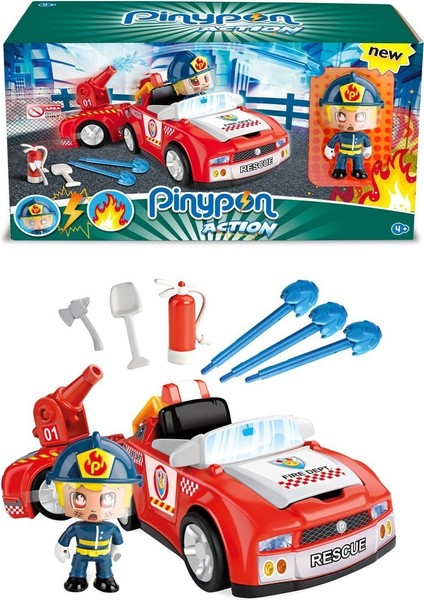 700014610 Pinypon Süper Itfaiye Arabası /+4 Yaş /