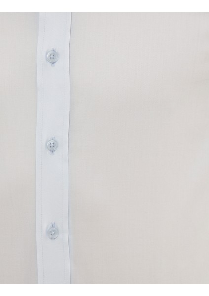 Erkek Açık Mavi Slim Fit Uzun Kollu Gömlek 50223124-VR003 indirimleri