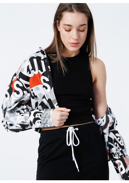 Bisiklet Yaka Fitilli Siyah Kadın Atlet K-BERN fiyatları