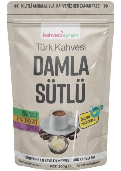 Kahveciayhan 200G Damla Sütlü Türk Kahvesi