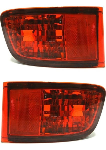 Toyota Land Cruiser Prado Için 120 Kuyruk Lambası 2002-2009 Arka Tampon Reflektörler Işıklar Hiçbir Ampul Arka Işık Kuyruk Işık Kabuk (Yurt Dışından)