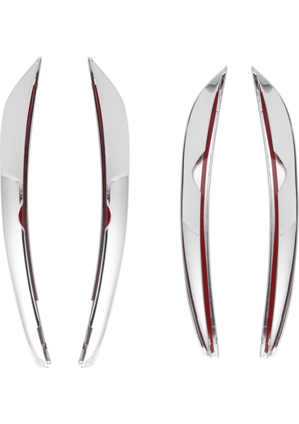 Ön Sis Lambaları Kapak Izgarası Çıtaları Sticker Dekorasyon Şeritleri Mercedes -Benz C Sınıfı Cla C118 CLA200 260 2020+ Krom (Yurt Dışından)