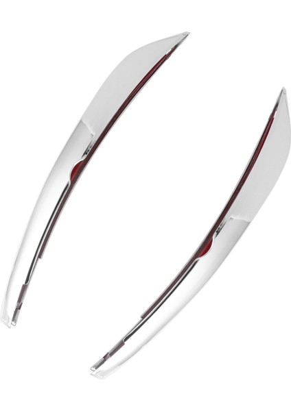 Ön Sis Lambaları Kapak Izgarası Çıtaları Sticker Dekorasyon Şeritleri Mercedes -Benz C Sınıfı Cla C118 CLA200 260 2020+ Krom (Yurt Dışından) modelleri