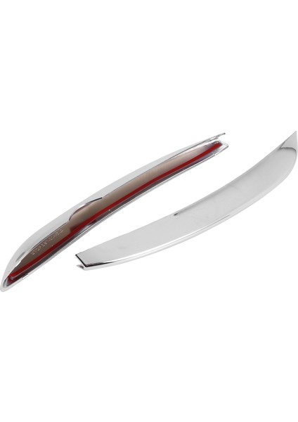 Ön Sis Lambaları Kapak Izgarası Çıtaları Sticker Dekorasyon Şeritleri Mercedes -Benz C Sınıfı Cla C118 CLA200 260 2020+ Krom (Yurt Dışından) indirimleri