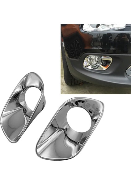 Jeep Cherokee 2014-2018 Için Abs Krom Ön Sis Işık Lambası Kapağı Trim Sis Lambası Çerçeve Dekorasyon Çerçevesi (Yurt Dışından) fırsatları