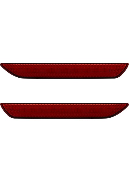 Araba Kırmızı Arka Yan Işaret Lambaları Flaşör 48LED Çamurluk Sis Farları 2015-2018 Ford Mustang Kırmızı 12 V (Yurt Dışından)