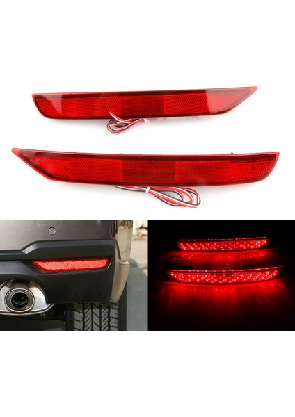 Subaru Forester 2008-2018 Için LED Oto Arka Tampon Işık Arka Lambaları Fren Işık Tampon Reflektör Işık Araba Sinyal Işık (Yurt Dışından) fırsatları